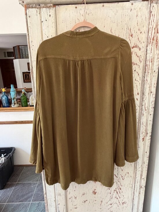 FREE PEOPLE EASY GIRL BUTTONDOWN TUNIC - Picture 4 of 6